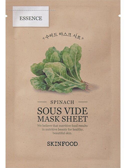 Skinfood Tüm Cilt Tipleri Nemlendirici Spinach Sous Vide Maske