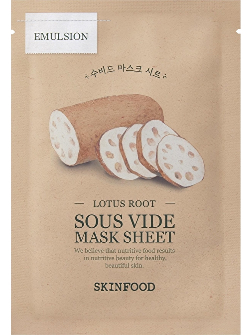 Skinfood Tüm Cilt Tipleri Nemlendirici Lotus Root Sous Vide Maske