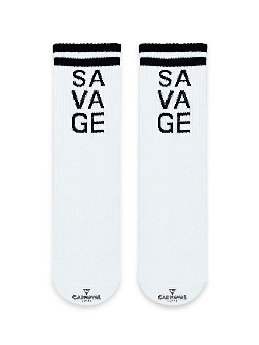 Savage Desenli Renkli Spor Çorap