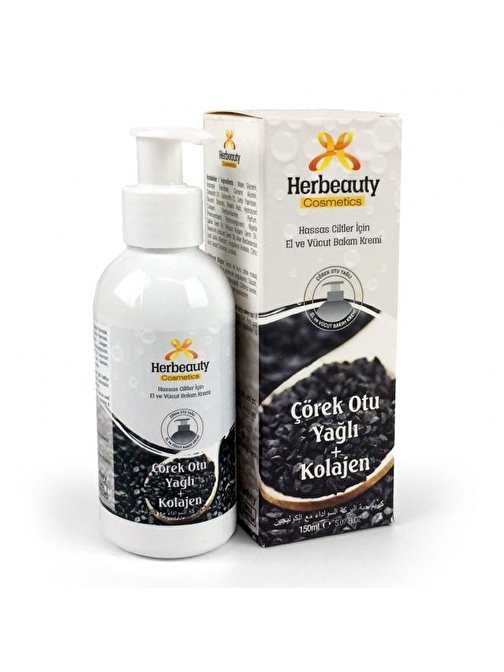 Herbeauty Çörek Otu Yağı+Kolajen 150 ml