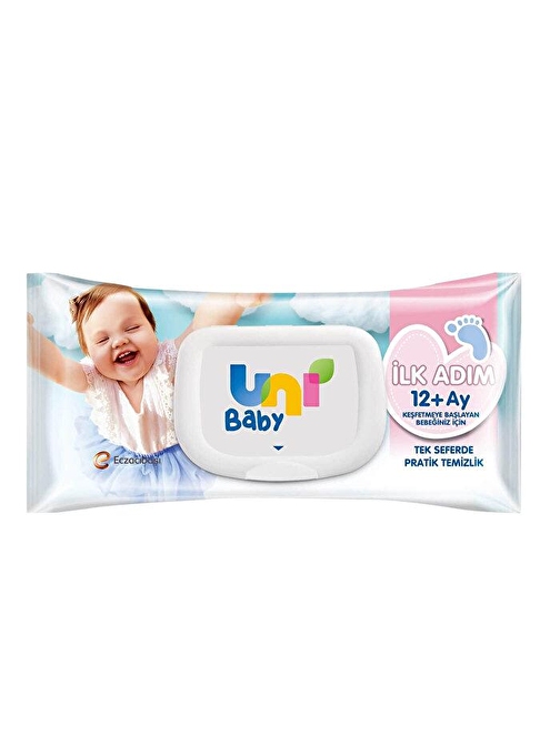 Uni Baby Aktif Bebek Islak Mendil 24+ Ay 52 Adet