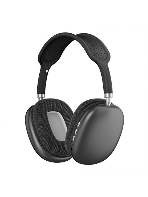 Pazariz P9 Air Max Kulak Üstü Bluetooth Kulaklık Siyah