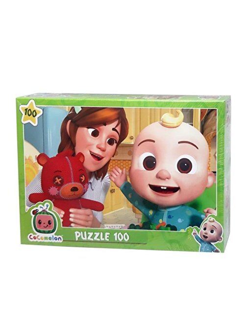 Laço Kids Cocomelon Temalı Çocuk Puzzle 100 Parça 3+ Yaş