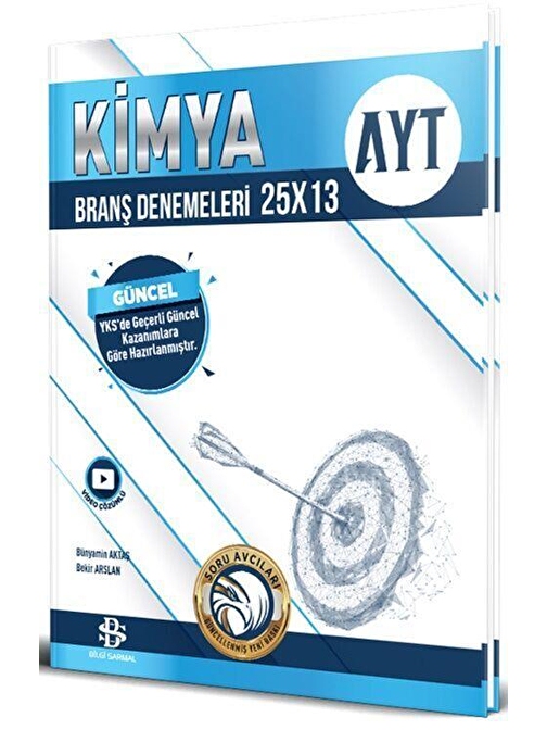 Ayt Kimya 25 X 13 Denemeleri Bilgi Sarmal Yayınları