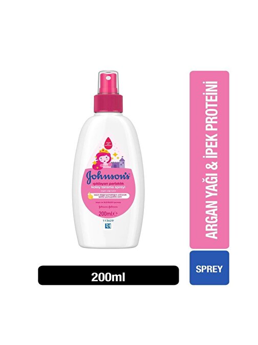 Johnson'S Baby Işıldayan Parlaklık Serisi Kolay Tarama Spreyi 200 ml