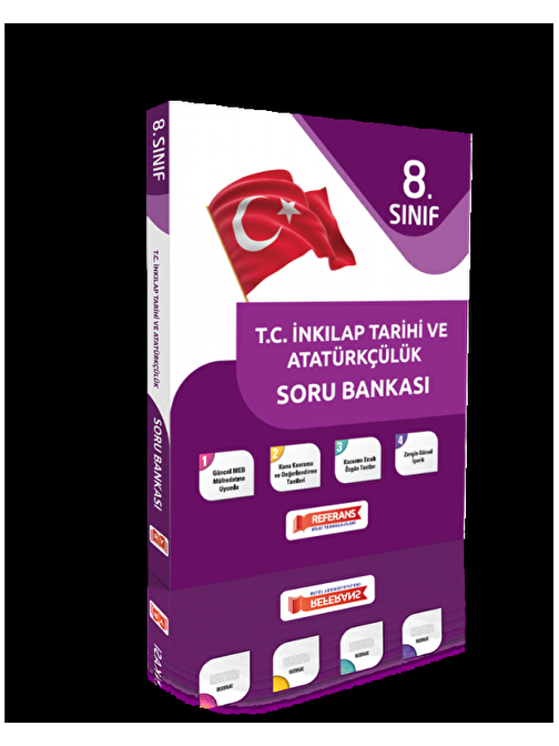 8. Sınıf LGS T.C. İnkılap Tarihi ve Atatürkçülük Soru Bankası Referans Yayınları