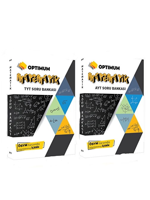 Akm Kitap Referans Yayınları TYT ve AYT Optimum Matematik Soru Bankası Seti 2 Kitap