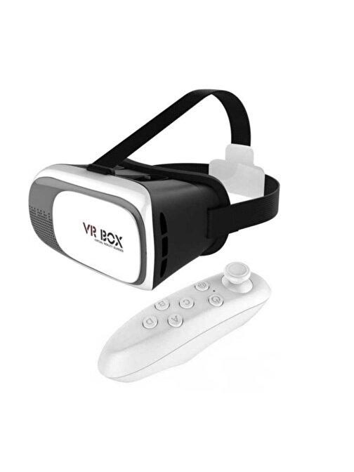 Pazariz Vr Box Vr-01 3D Kumandalı Oyun Oynanabilen Sanal Gerçeklik Gözlüğü