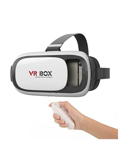 Pazariz 3.0 Vr Box Virtual Reality 3d Sanal Gerçeklik Gözlüğü + Bluetooth Kumanda