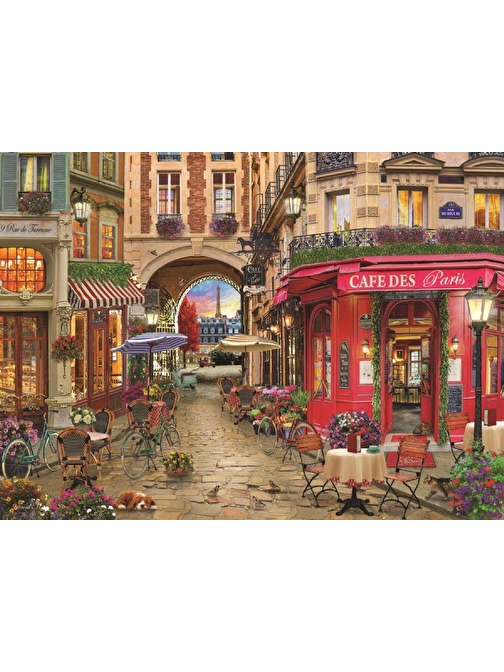 Anatolian 1000 Parça Paris Cafe Puzzle David Maclean