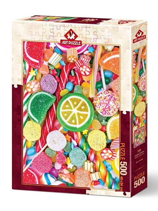 Art Puzzle Renkli Şekerler 500 Parça Puzzle