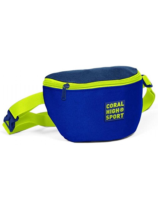 Coral High Sport Koyu Mavi İki Bölmeli Bel Çantası
