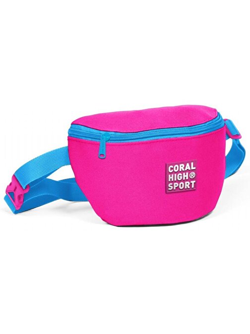 Coral High Sport Pembe.A.Mavi İki Bölmeli Bel Çantası