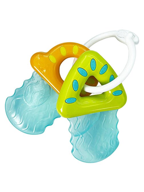 Zuzu Toys 4134 Peluş Sulu Diş Kaşıyıcı Çıngırak Çok Renkli