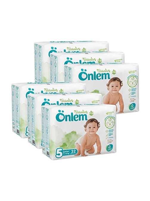 Önlem Botanika 11-18 kg 5 Numara Jumbo Bebek Bezi 192 Adet