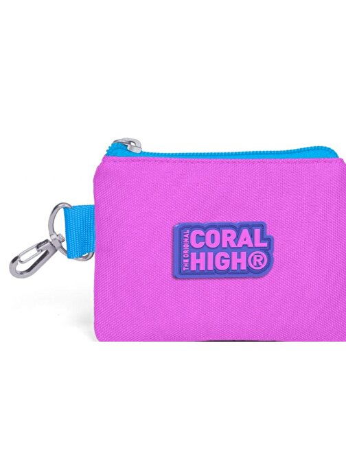 Coral High Pembe Bozuk Para Çantası - Kız Çocuk