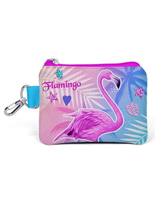 Coral High Flamingo Desenli Bozuk Para Çantası - Kız Çocuk