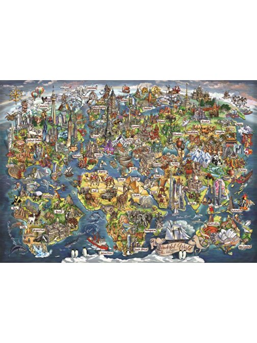 Anatolian 3000 Parça Harika Dünya Puzzle