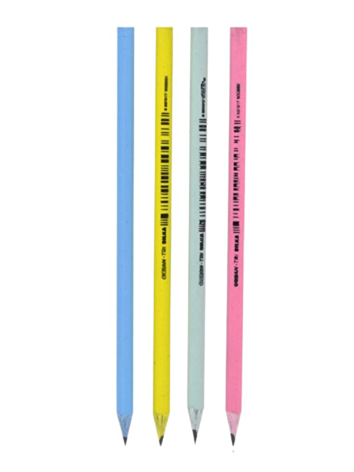 Silka Kurşun Kalem 4 Renk Üçgen Pastel Silka Ocean Üçgen Pastel Kurşun Kalem 1 Paket