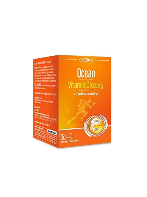 Orzax Ocean Vitamin C 1000Mg 30 Tablet
