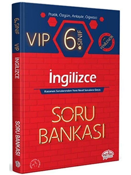 Editör Yayınları 6. Sınıf İngilizce VIP Soru Bankası