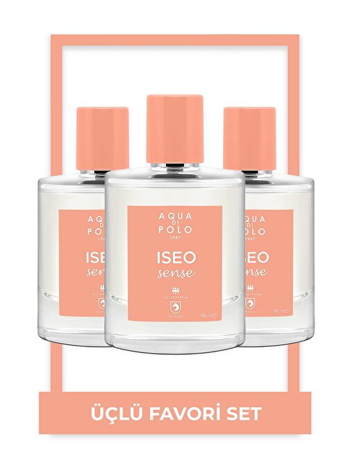 Aqua di Polo  Iseo Sense 3'lü Kadın Parfüm Setleri