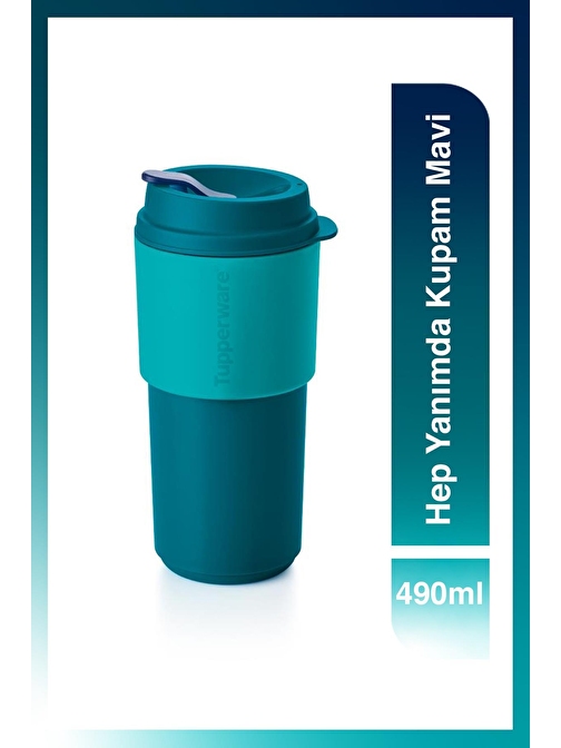 Tupperware Hep Yanımda Kupam 490 Ml Mavi