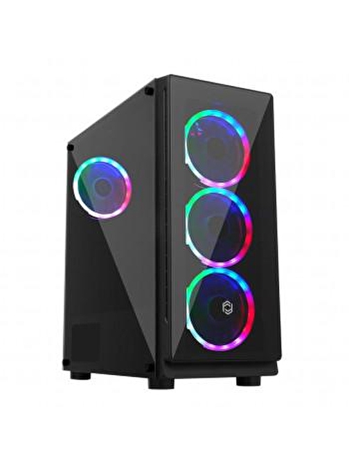 Frisby Fc-9280G-4F Gaming Kasa (4Xdual-Ring Fan)1 X Usb 3.0 Port, 2 X Usb 2.0 Port, Audio Ses