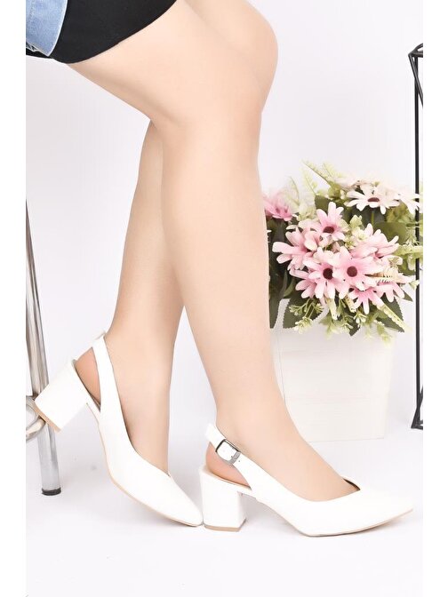 Papuçcity Blnr 02070 5 cm Kadın Topuklu Ayakkabı