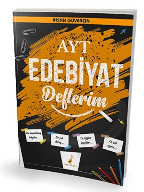 Pelikan Yayınları AYT Edebiyat Defterim Pelikan Yayınları