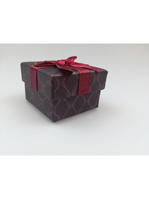 EventPartyStore KUTU MİNİK BORDO 5CM X 5CM X 3CM