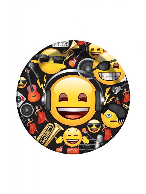 EventPartyStore EMOJİ GENÇ TABAK 8'Lİ