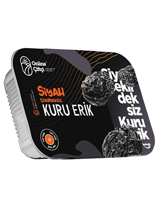 OnlineÇiftçi Siyah Çekirdeksiz Kuru Erik 250Gr