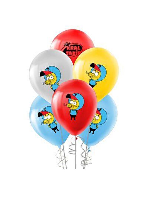 EventPartyStore BALON LATEKS 8'Lİ KRAL ŞAKİR