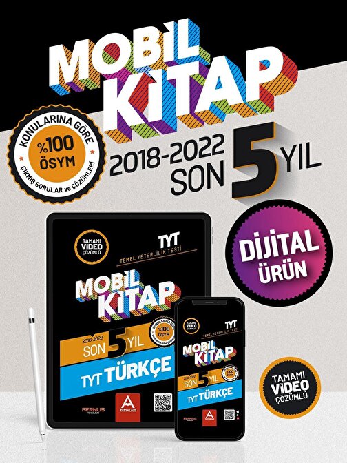 TYT Mobil Kitap Son 5 Yıl Türkçe