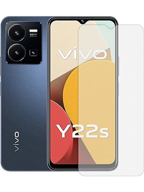 Vivo Y22S Şeffaf Esnek Nano Kırılmayan Ekran Koruyucu