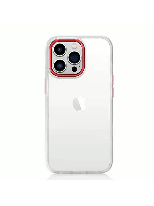 Lopard Apple iPhone 11 Kılıf Wireless Şarj Özellikli Krom Magsafe Silikon Kapak Kırmızı