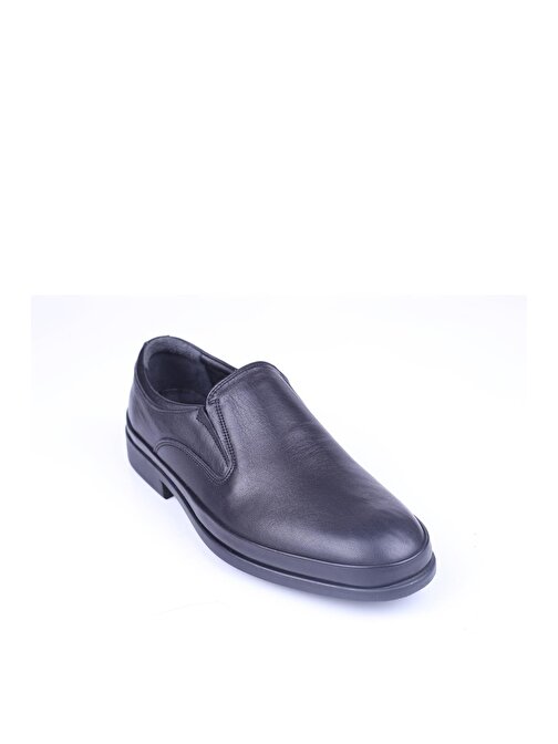 James Franco 4001 Erkek Siyah Hakiki Deri Comfort Ayakkabı