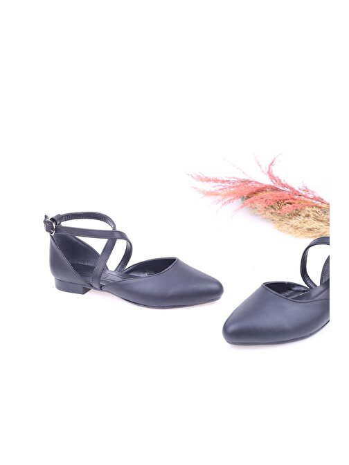 PapuçSepeti 731 Su Perisi Kadın Bilekten Bağlı  Günlük Ayakkabı