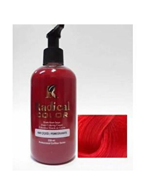 Radical Color Su Bazlı Saç Boyası 250 ml Nar Çiçeği