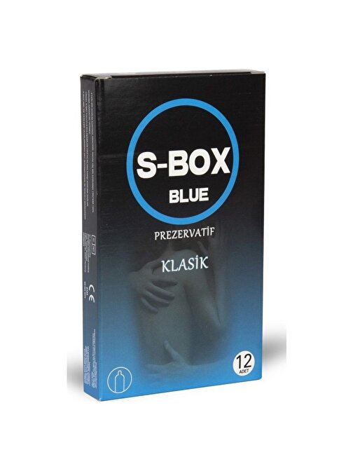 S Box Rezervuar Uçlu Lateks Kayganlaştırıcılı Normal Kalınlık 12Li Prezervatif