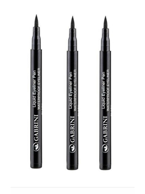 Liquid Eyeliner Pen Waterproof 3 Adet