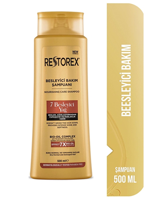 Restorex Şampuan Besleyici Bakım 7 Besleyici Yağlı 500 ml