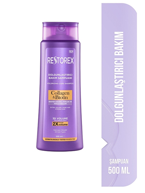 Restorex Şampuan Collagen Biotin Tüm Saç İçin 500 ml