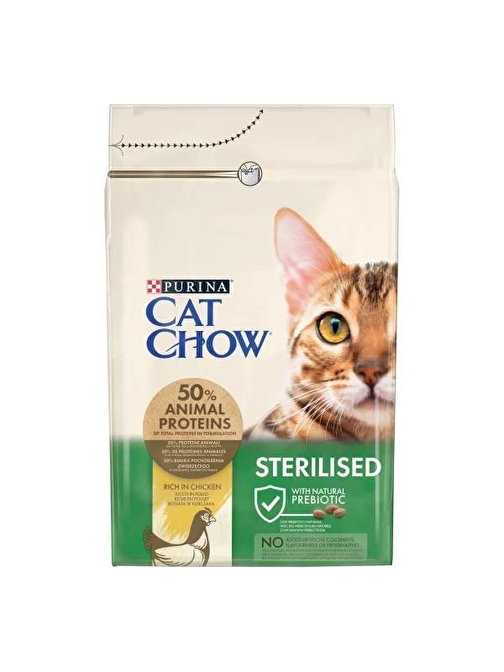 Cat Chow Sterilised Tavuklu Kısırlaştırılmış Kedi Maması 3 Kg