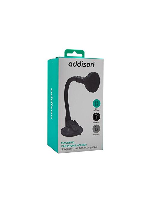 Addison Ads-130 Universal Ayarlanabilir Siyah Mıknatıslı Telefon Tutucu