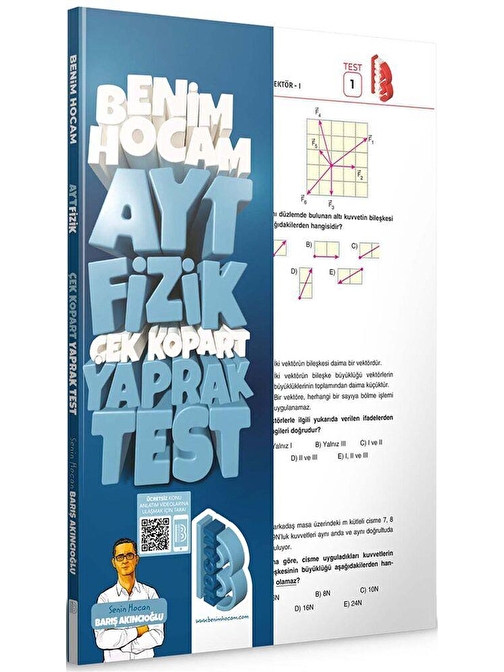 2023 Ayt Fizik Çek Kopar Yaprak Test Benim Hocam