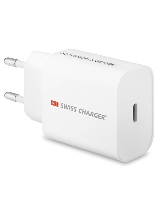 Swiss Charger 20W Type-C Şarj Adaptörü Hızlı Şarj Cihazı