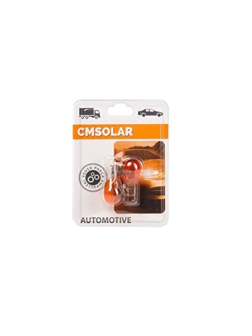 CMSOLAR 12V T20 TEK DUY TURUNCU AMPUL TAKIM 2'Lİ