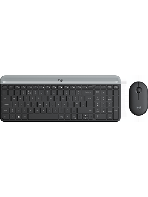 Logitech MK470 Türkçe Q Siyah Kablosuz Klavye Mouse Seti